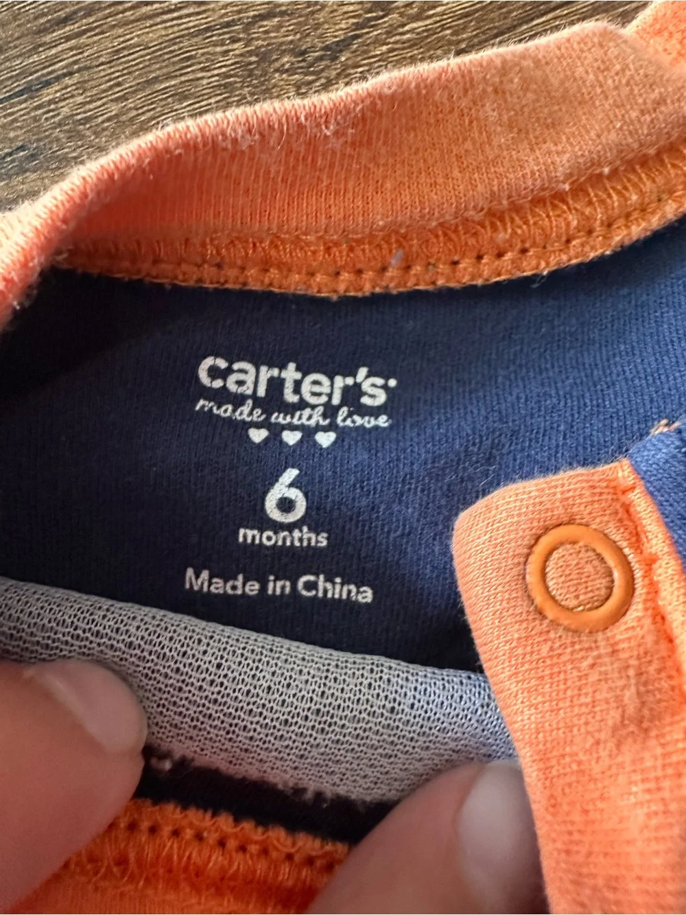 Carters 6 month onesie